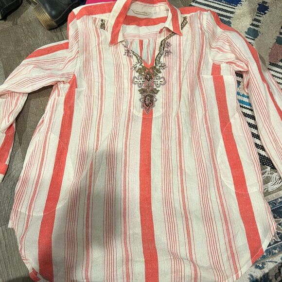 Soft Surroundings blouse tunic M - Picture 1 of 11